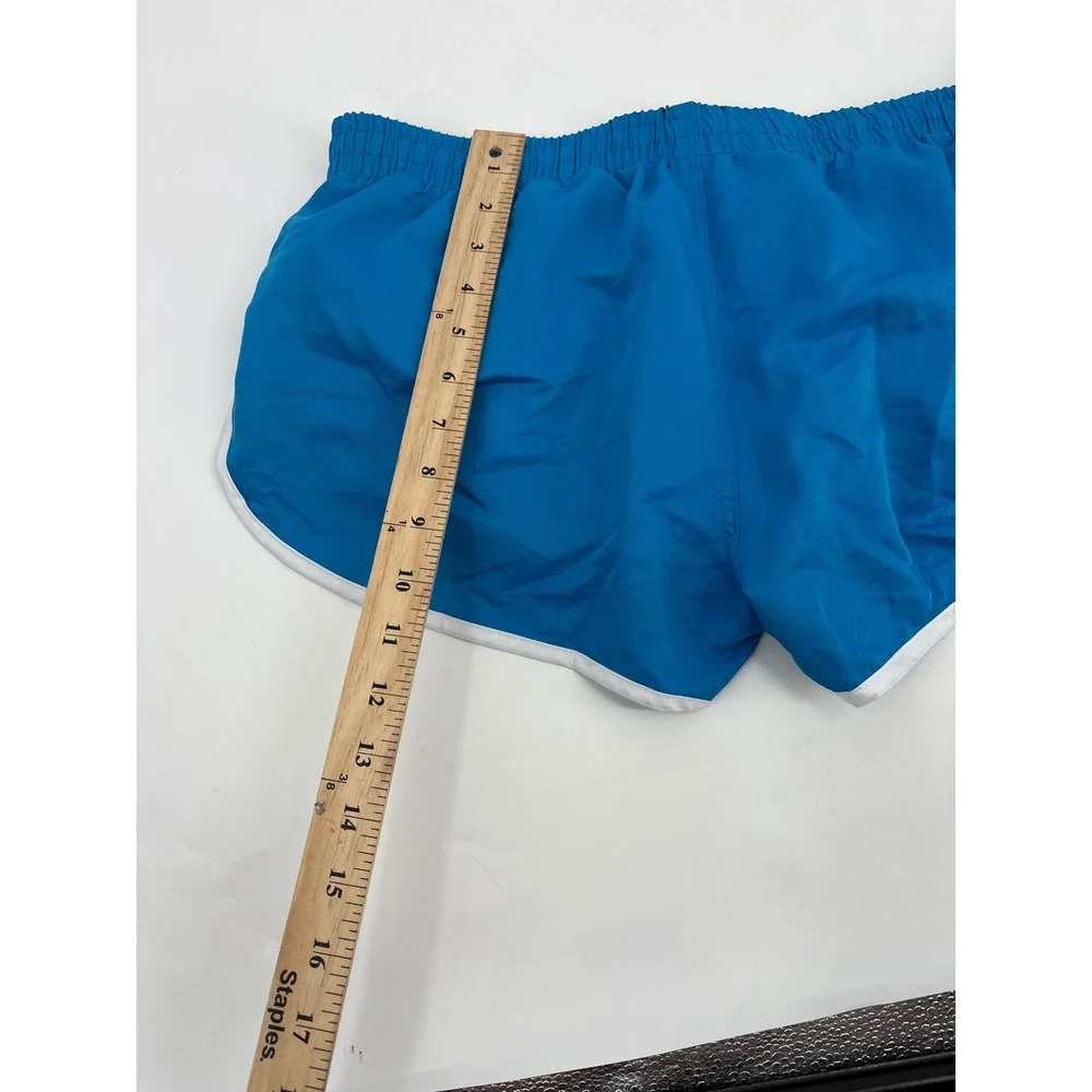 2eros Australian Lifestyle Blue Swim Shorts Trunks XL 36-37 Retro Dolphin Hem